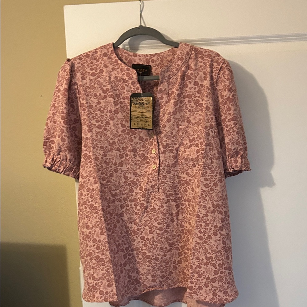 Floral Pink Women's Top